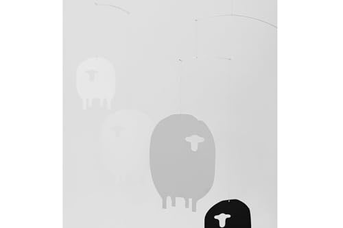 Flensted Mobiles Sheep Hanging Nursery Mobile - 17 Inches Wall Mount