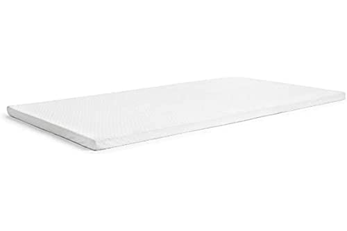 Milliard 2-Inch Ventilated Memory Foam Crib Mattress Topper - 52x27 White