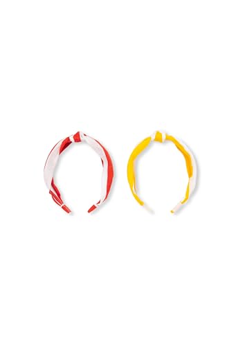 Little Poppy Co Headbands Set - Lemon Cherry Beach Stripe