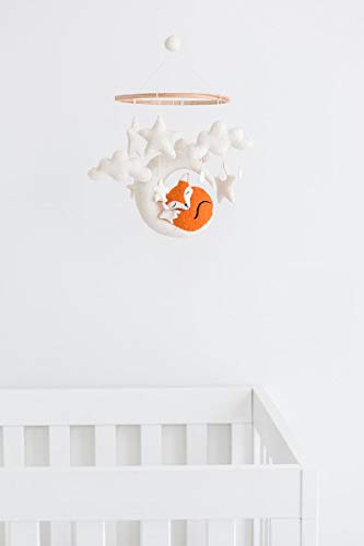 Nivas Woodland Baby Mobile with Fox Stars Moon