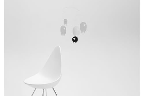 Flensted Mobiles Sheep Hanging Nursery Mobile - 17 Inches Wall Mount