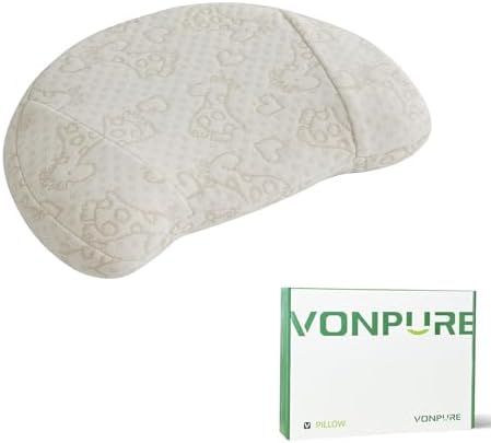VONPURE U Shaped Kids Pillow with Giraffe Print