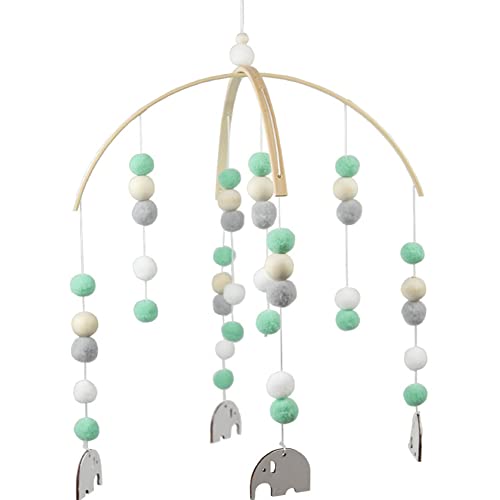 WAYUTO Neutral Baby Crib Mobile Felt Ball Decor