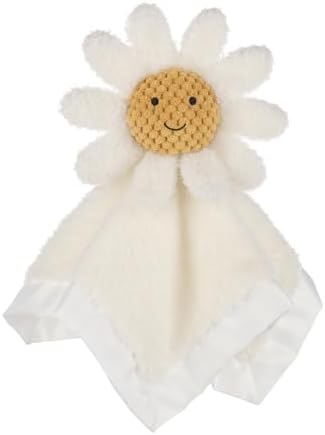 Apricot Lamb Daisy Soft Lovey Baby Blanket