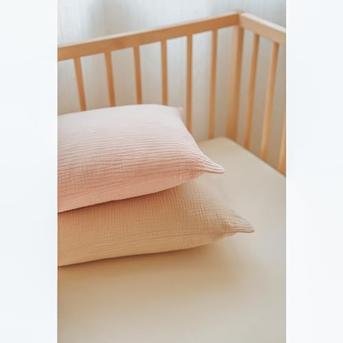 Konssy 2 Pack 13x18 Toddler Pillowcases