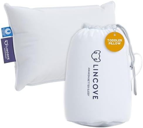 Lincove Toddler Down Pillow - 800 Fill Power 100 Cotton 13 x 18