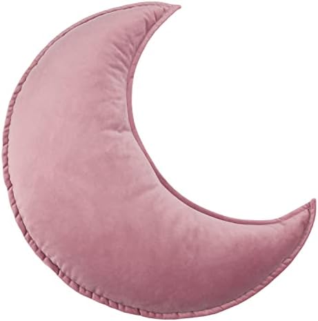 JIKAL Velvet Star Moon Pillow Nursery Decor