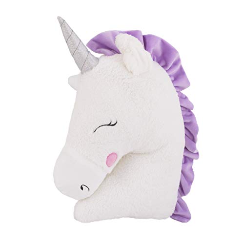 NoJo Unicorn Shaped Plush Sherpa Pillow 1