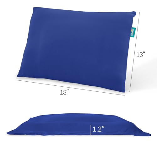 Biloban Thin Toddler Pillow 2 Pack - Cotton Soft