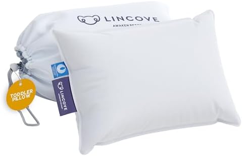 Lincove Toddler Down Pillow - 800 Fill Power 100 Cotton 13 x 18