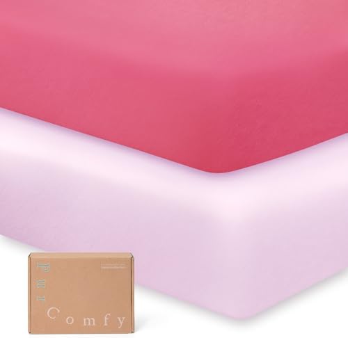 PurComfy Supersoft Crib Sheets 28x52x9 Extra Deep Pocket 1