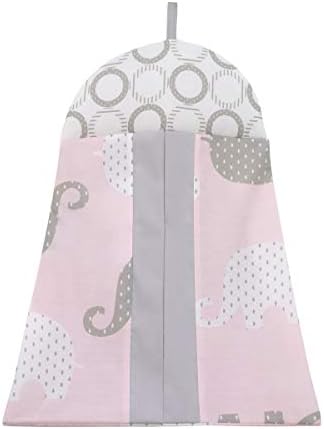 NOJO Dreamer - PinkGrey Elephant 8 Piece Comforter Set