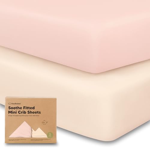 KeaBabies 2-Pack Mini Crib Sheets Fitted