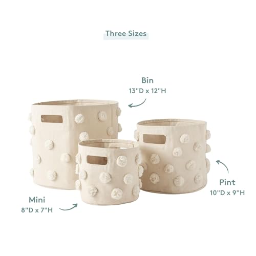 Pehr Pom Pom Basket - Mini Natural 8D x 7H