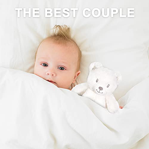 Bear Security Blanket Fluffy 135 Inch Baby Lovey