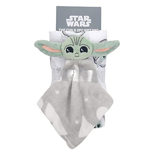 Lambs Ivy Baby Yoda The Child Swaddle Blanket Set