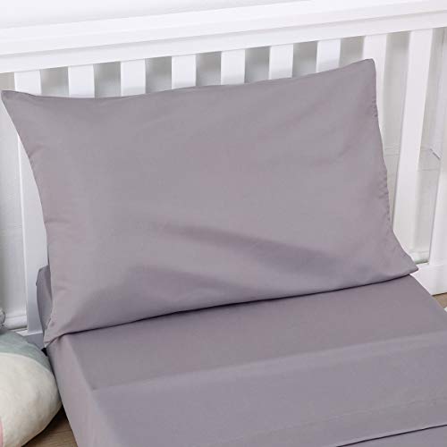 Belsden Softer Thicker Microfiber Toddler Sheet Set - Gray