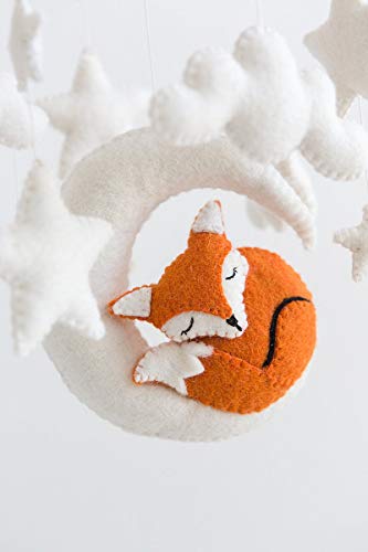 Nivas Woodland Baby Mobile with Fox Stars Moon