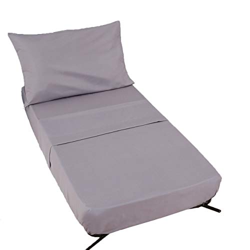 Belsden Softer Thicker Microfiber Toddler Sheet Set - Gray