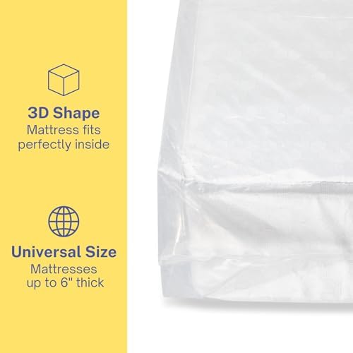 Wenses Crib Mattress Storage Bag with Zipper 1