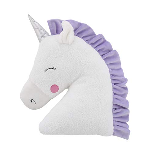 NoJo Unicorn Shaped Plush Sherpa Pillow 1
