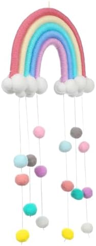 Cloud Rainbow Pendant Woven Wall Art for Kids Room