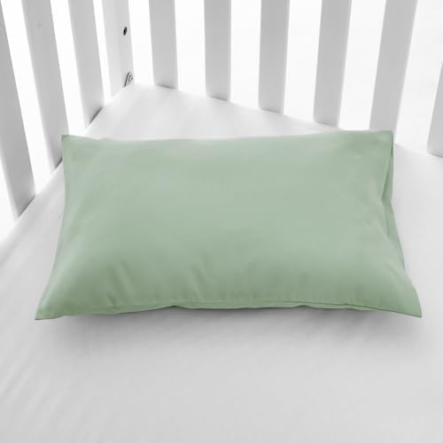 EXQ Home Toddler Pillowcases 13x18 Set of 2 Sage 1