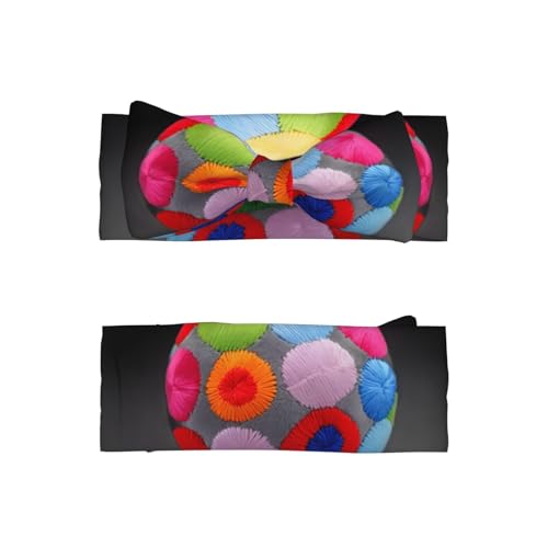 Handmade Colorful Hydrangea Baby Bow Headband 1