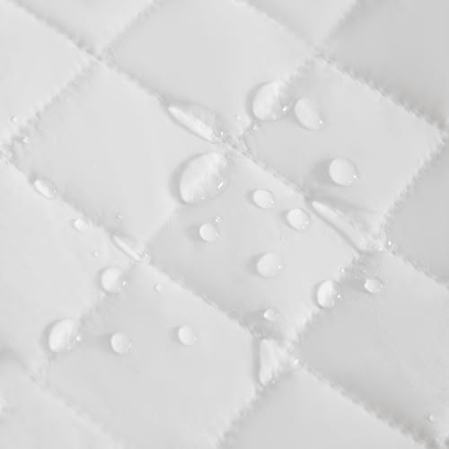NTBAY 2 Pack Waterproof Mini Crib Mattress Protector - Smoke Grey