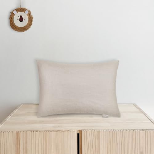Wimist Toddler Pillowcases 2 Pack 13x18in Muslin 1