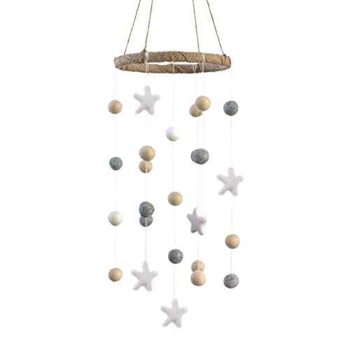 Matthew Mae Felt Ball Star Ceiling Mobile