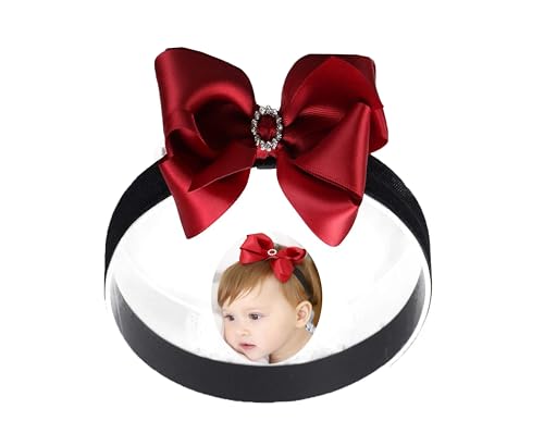 LDDCX Baby Girl Headband Red Hair Bow for 1-6 Years Old