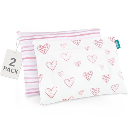 Biloban Organic Cotton Toddler Pillowcase 2 Pack