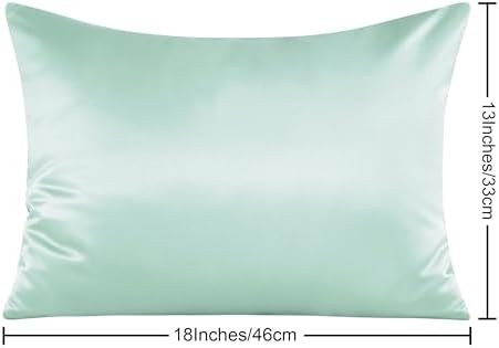 NTBAY Zippered Silk Satin Toddler Pillowcases - 2 Pack