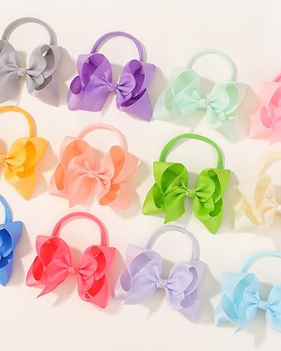 Jollybows 40pcs 4 Inches Baby Girls Headbands Hair Bows