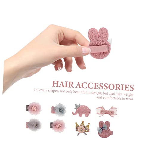 ORFOFE 8pcs Toddler Hair Bow Clip Set for Boys and Girls