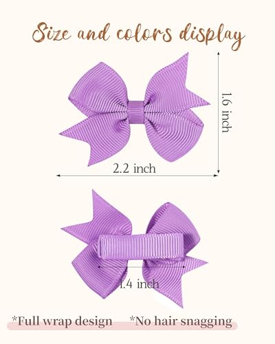 Doboi Hair Clips 100PCS 2 Mini Bows for Baby Girls and Toddlers