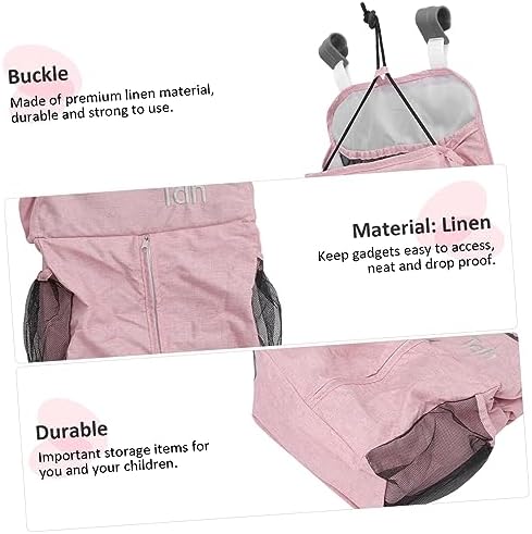 1pc Crib Hanging Storage Bag for Diapers and Stroller Essentials
