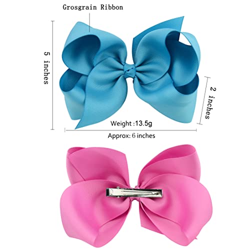 YHXX YLEN Little Girl Big Bows 40PCS Clips