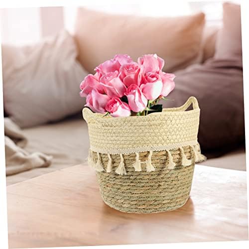 UTHCLO Macrame Woven Basket Storage Organizer