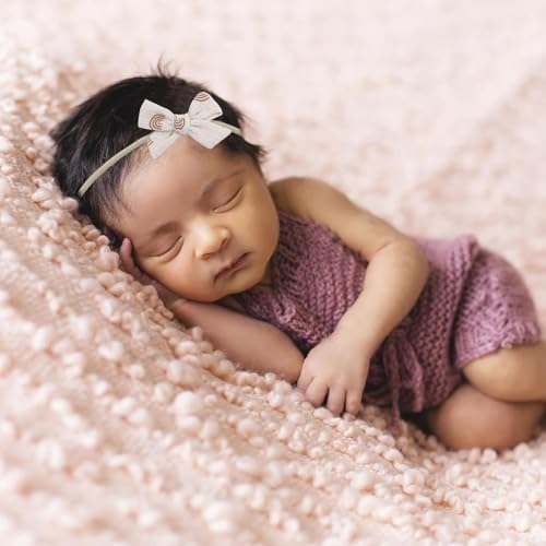 KIDOCHEESE 15PCS Soft Baby Girl Bow Hairbands