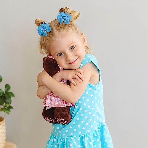 100Pcs 3 Inch Hair Bows for Girls 60Pcs Mini Baby Hair Bows
