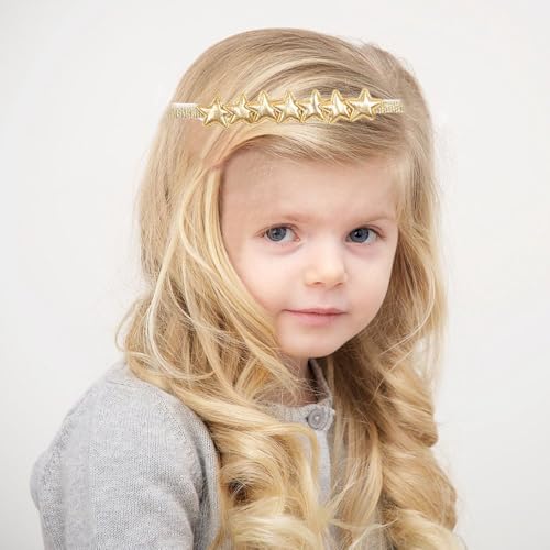 2PCS Glitter Star Headbands for Kids Party Holiday Accessories