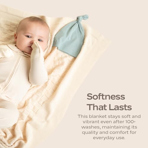 MON CHOU Organic Baby Blanket 30 x 37 Inches