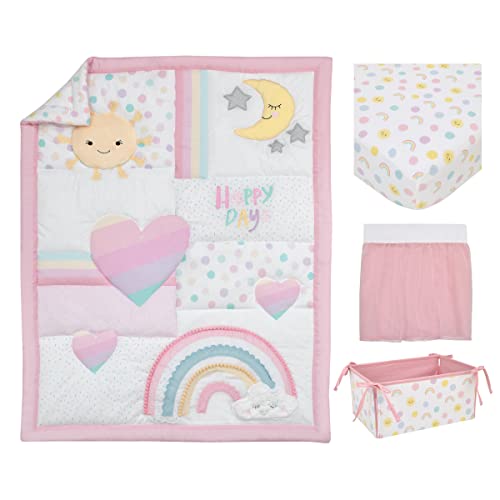 NoJo Happy Days Crib Bedding Set 4 Piece