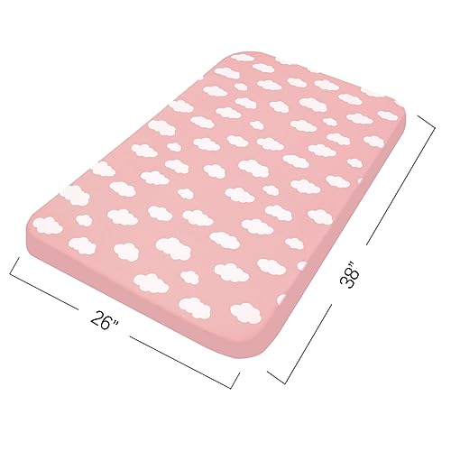 Biloban Pack Play Fitted Sheets 2 Pack - Mini Crib Compatible