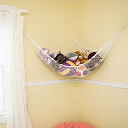 Corner Tidy Jumbo 6 Stuffed Animal Storage Hammock