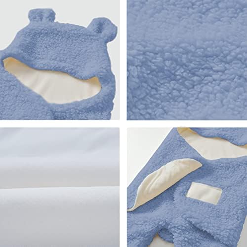 Nunibum Ultra-Soft Baby Swaddle Blanket Blue