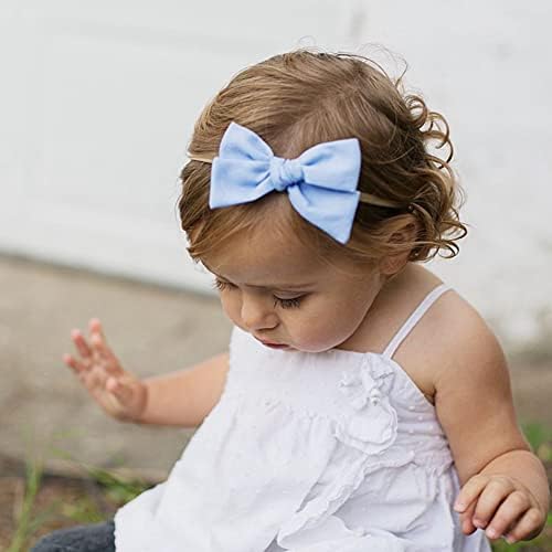 Surakey Baby Girl Headbands 12 Pack Floral Lace Hair Accessories