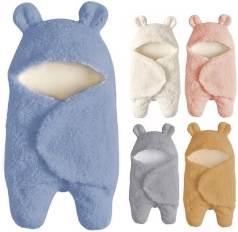 Nunibum Ultra-Soft Baby Swaddle Blanket Blue